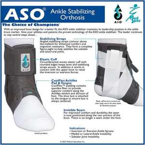 Med Spec ASO Ankle Stabilizing Orthosis