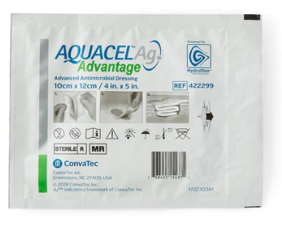 Aquacel® Ag Advantage™ Wound Dressing 4