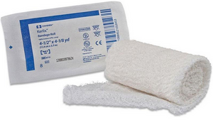 COVIDIEN Stretch Bandage: 4 1/8 yd Dressing Lg, 4 1/2 in Dressing Wd, Cotton, Sterile