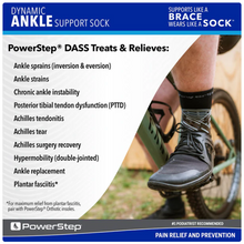 Load image into Gallery viewer, PowerStep® Dynamic Ankle Support Sock

