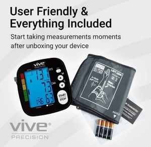 Vive Precision Blood Pressure Monitor and Cuff