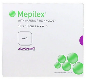 Mepilex non-bordered Foam 10x10 cm/ 4x4in