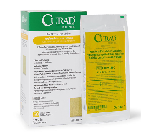 Xeroform Sterile Gauze Dressing, 5